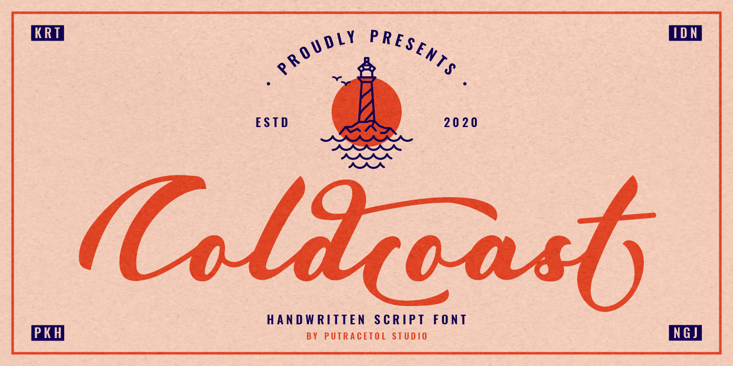 Example font Coldcoast #1